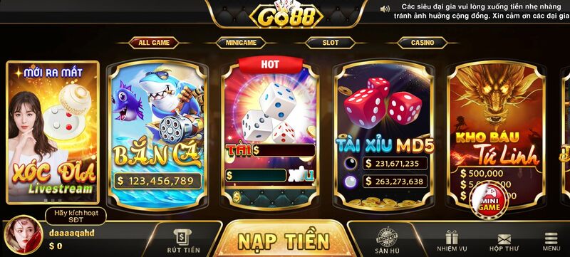 Khái niệm về game bài đổi thưởng