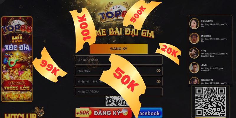 Săn Top88 Giftcode liền tay, nhận ngay quà lớn